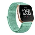 thumbnail image 1 of Nylon Strap for Fitbit Versa3 Lite Versa 2 band Smart watch replacment Watchbands correa Loop Bracelet Fitbit Versa 3 Sense band Sea Green For Versa Sense, 1 of 6
