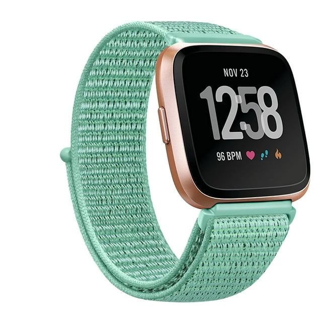 Nylon Strap for Fitbit Versa3 Lite Versa 2 band Smart watch replacment Watchbands correa Loop Bracelet Fitbit Versa 3 Sense band Sea Green For Versa Sense