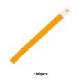 thumbnail image 3 of Linyer Pack of 100 ID Bracelet Armband Concert Bar  for Heat-resistance One-time Wristband Breathable Waterproof Bracelets Recognition Strap Orange, 3 of 6