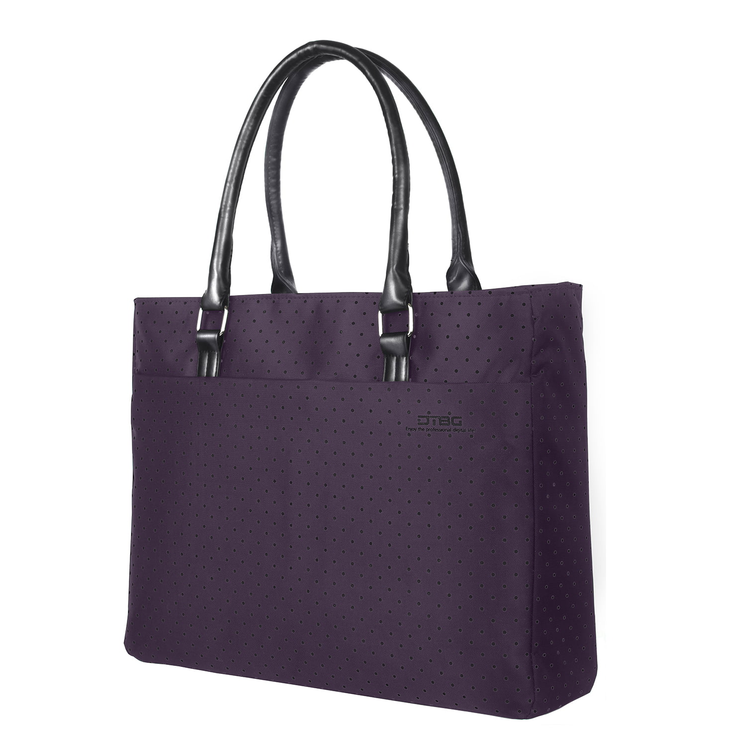 DTBG 15.6 Inch Women Shoulder Bag Nylon Briefcase Laptop Tote Bag 