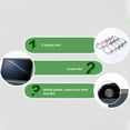 thumbnail image 3 of Lens Edge Blocking Pads, No Explosion Deviation Glasses Edging Blocking Film Transparent Design Light and Compact 500PCS 28x39mm  for Eyeglasses Repair, 3 of 7