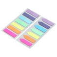 thumbnail image 2 of 10 Sets of Tearable Self-Adhesive Sticky Index Tabs, Reusable PET Material, 7 Colors, Flat & Arrowhead Styles Included, 2 of 8