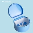 thumbnail image 4 of Shengyu False Storage Box Mouthguard Container Convenient Lightweight Cleaning Case Household Outdoor Hanging Net Blue Pink, 4 of 6
