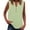 A01 Green, variant on Womens V Neck Sleeveless Shirt Solid Colod Classic Elegant Casual Button T Shirts Lightweight Spring Basic Work Tee Vacation Clothes Navy XL