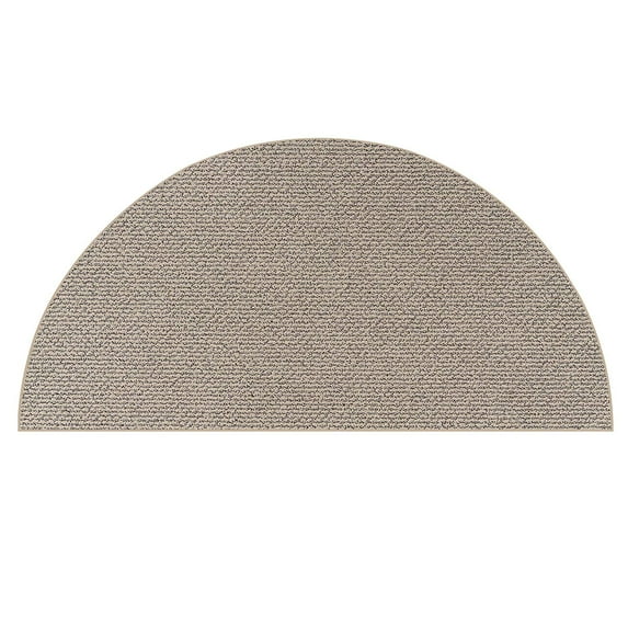 Urban Retreat Ultra Soft Area Rugs Espresso - 22"x44" Half Round