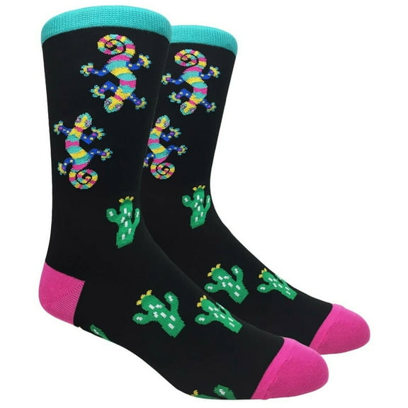 Urban-Peacock Men's Novelty Fun Socks - Gekko - 1 Pair