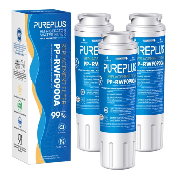PUREPLUS UKF8001 Refrigerator Water Filter Replacement for Maytag UKF8001P, EDR4RXD1, Everydrop Filter 4, PUR 4396395, Puriclean II, UKF8001AXX-200,