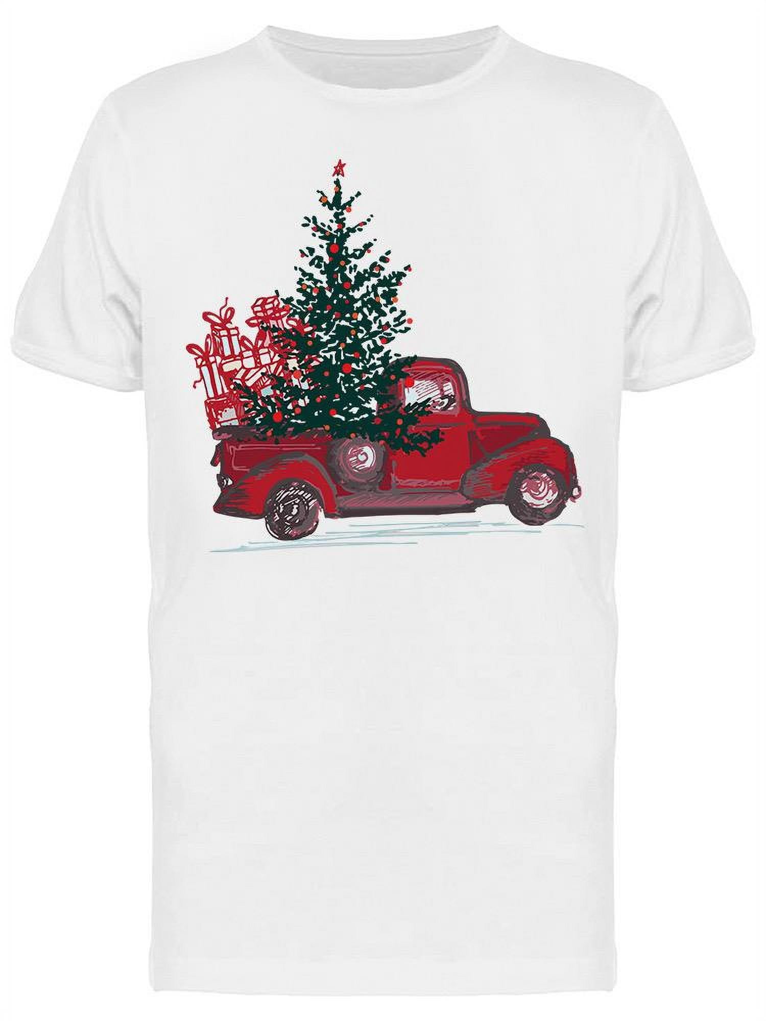 Christmas t shirt sales with red truck