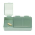 thumbnail image 2 of Unique Bargains 1 Pc Pill Case 3 Grid Design Pill Box Green, 2 of 6