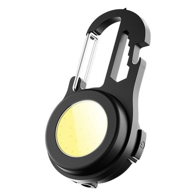 Lámpara portátil Mini llavero linterna LED llavero luz antorcha 180 grados giratorio recargable lámp TOMSHOO Lámpara portátil