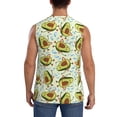 thumbnail image 4 of Balery Avocado Doing Sport Men's Sleeveless Muscle Shirts Workout Tank Top, Moisture Wicking, Odor Protection-3X-Large, 4 of 8