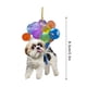 thumbnail image 3 of Xihbxyly Adorno para Coche con Forma de Perro, Diseño de Globo Colorido, Impresión Acrílica de Doble Cara, Fácil de Colgar, Perfecto para Espejos de Coche y Decoración Del Hogar, Tamaño de 8,4 Cm, Ef, 3 of 3