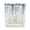 Blue Gray White, variant on Orange Eucalyptus Leaves Swag Valances for Windows, Weeping Spring Botanical Summer Rod Pocket Sheer Valances for Windows, Swag Toppers Light Filtering for Kitchen Living Room 2 Panels 28''x36''