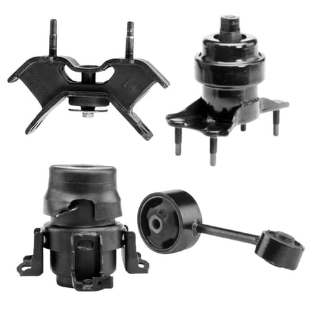 4M Auto Parts Engine Mounts & Automatic Transmission Mount 4PCS Set for FWD (Front Wheel Drive). Parts 9173 8995 9192 9073. A4202 A7208 A4200 A7276