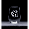 thumbnail image 5 of C&M Personal Gifts 17 oz Golden Retriever Dog Themed Stemless Wine Glass (Style G2), 5 of 5