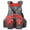 Fireball Red, variant on NFTIGB Outdoor Breathable Padded Fishing Life Vest Superior 209lb Bearing Safety Jacket Swimming Sailing Waistcoat Utility Vest Floatation Floating Device Gray