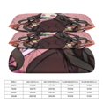 thumbnail image 2 of Kamado Nezuko 3 Pieces Bedding Set 3D Printed Lightweight Bed Quilt Set Comforter Cover Set for Girls Kids Teens, 1 Quilt Cover 2 Pillowcases 90"x90", 2 of 8