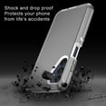 thumbnail image 7 of Petocase for Samsung Galaxy A15 5G Case,Shockproof Dust/Drop Proof 3-Layer Protection [Without Screen Protector] Rugged Heavy Duty Durable Cover Case,Grey/White, 7 of 7