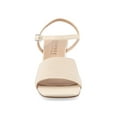 thumbnail image 6 of Journee Womens Evylinn Knit Block Heel Dress Sandals, Widths Available, 6 of 9
