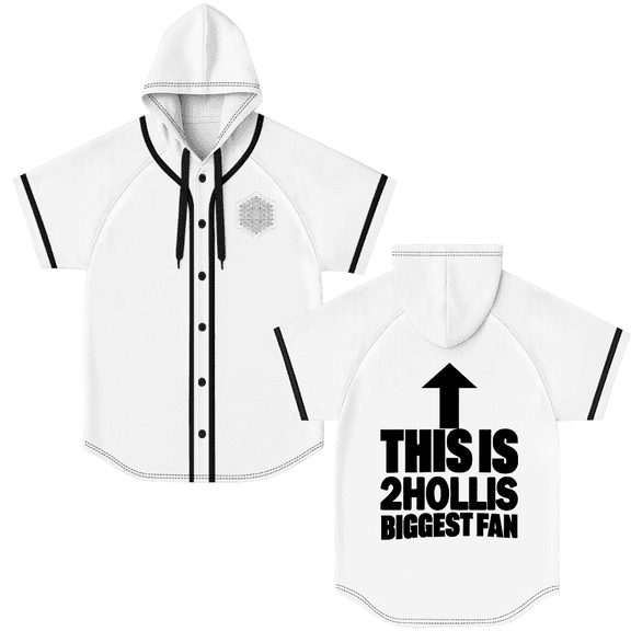 This Is 2holli's Biggest Fan Merch Baseball Hoodie Sport Jacket Tee Fashion Design Short-Sleeved Tops