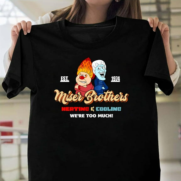 Funny Miser Brothers Christmas Special Graphic Unisex T-Shirt, Retro Holiday Movie Gift V50837, Up to Size 5XL