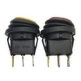 thumbnail image 6 of Round Rocker Switch Waterproofs With Shell Led Light Spst 3 Pin 2 Position 20A12V Blue, 6 of 9
