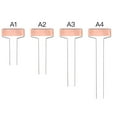 thumbnail image 4 of T-Type Nursery Garden Labels Label Stake Tags Plant Label Waterproof Stainless Steel T-type Tags Markers Plant Tags, 4 of 9