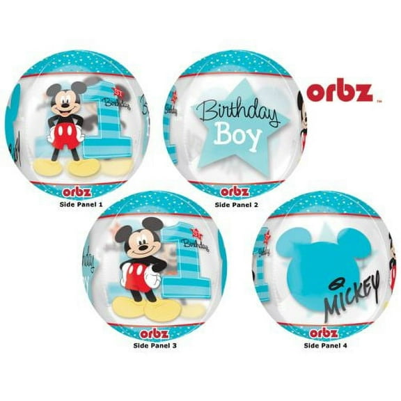 Anagram 16" Orbz Mickey 1st Balloon