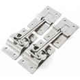 thumbnail image 2 of Red Hound Auto 2 Trailer 4 Inches T-Style Entry Door Catch Holder Metal Bracket Hook Keeper Stainless, 2 of 6