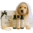 thumbnail image 1 of Maison Du Paw – The Everyday Ritual Set | Luxury Pet Shampoo Trio Gift Box (5-in-1 Wash + Calming Blend + Brightening Elixir) | Vegan, Cruelty-Free, Made in Canada (3 × 250 mL), 1 of 9
