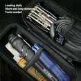 thumbnail image 3 of Bolsa para herramientas de bicicleta, cápsula de almacenamiento para bicicletas, resistente al agua, carcasa rígida de EVA, bolsa para herramientas de reparación de ciclismo con cremallera, 3 of 10