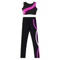 thumbnail image 6 of iiniim Kid Girls Athletic Unitard 2PCS Dance Wear Ballet Gymnastic Leotard Outfit Activewear Set with Leggings, 6 of 7