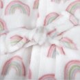 thumbnail image 4 of Baby Essentials Infant Girls Bathrobe with Tie Closure for Newborns and Infants 0 - 9 Months in Radiant Rainbows Print, 4 of 7