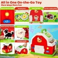 thumbnail image 2 of Juguete Montessori Farm Barn KIZZYEA con música y clasificación de formas, 2 of 7
