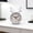 Blanc 3, variante sur Petit Réveil pour Chambre / Horloge de Bureau pour Étudiant avec Affichage Analogique / Montre Silencieuse à Piles / Horloge de Bureau en Plastique pour Maison, Étude, Bureau