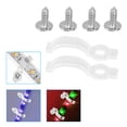 thumbnail image 6 of Strip Light Clip 100Pcs Bracket Clip With Screws Fixing Fastener For 3528/5050/5630/3014 RGB LED Strip Lights, 6 of 8