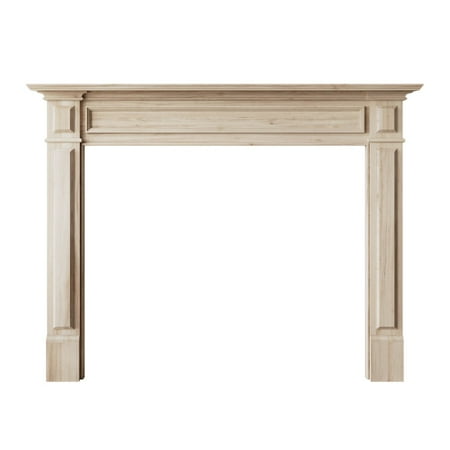 

Modern Ember Riversdale 52x42 Inch Wood Fireplace Mantel Surround Kit | Unfinished - Traditional Design with Picture Frame Molding; Includes Wooden Mantel Surround & Shelf