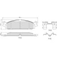 thumbnail image 5 of Ultra HC 1000 Brake Pad Set, Front HC10.1508.0.F, Ford Explorer 2019-2011, 5 of 5
