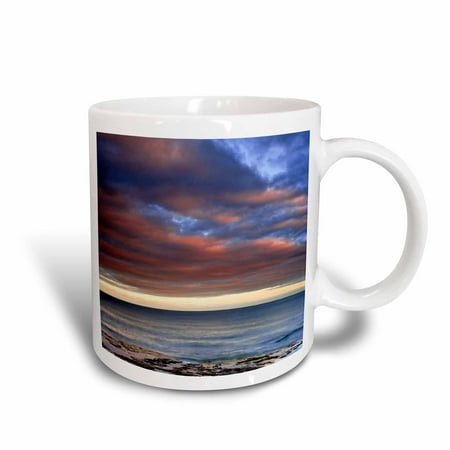 3dRose Wisconsin. Sunrise on shore of Lake Michigan - US50 BJA0010 - Jaynes Gallery, Ceramic Mug, 15-ounce