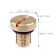 thumbnail image 4 of Bleeder Screw Reservoir Plug Radiator Expansion Tank Screw Compatible For E36, 4 of 5