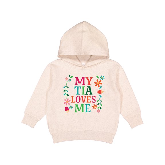 Inktastic My Tia Loves Me Niece Toddler Hoodie