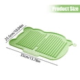 thumbnail image 2 of Kitchen Dish Drying Board, 13.78X10inch Countertop Dish Drain Board, Silicone Dish Drying Mat, Heat Resistant Kitchen Trivet Mat, Dish Rack Drip Tray Drain Board, Non-Slip Draining Trivet, 2 of 8
