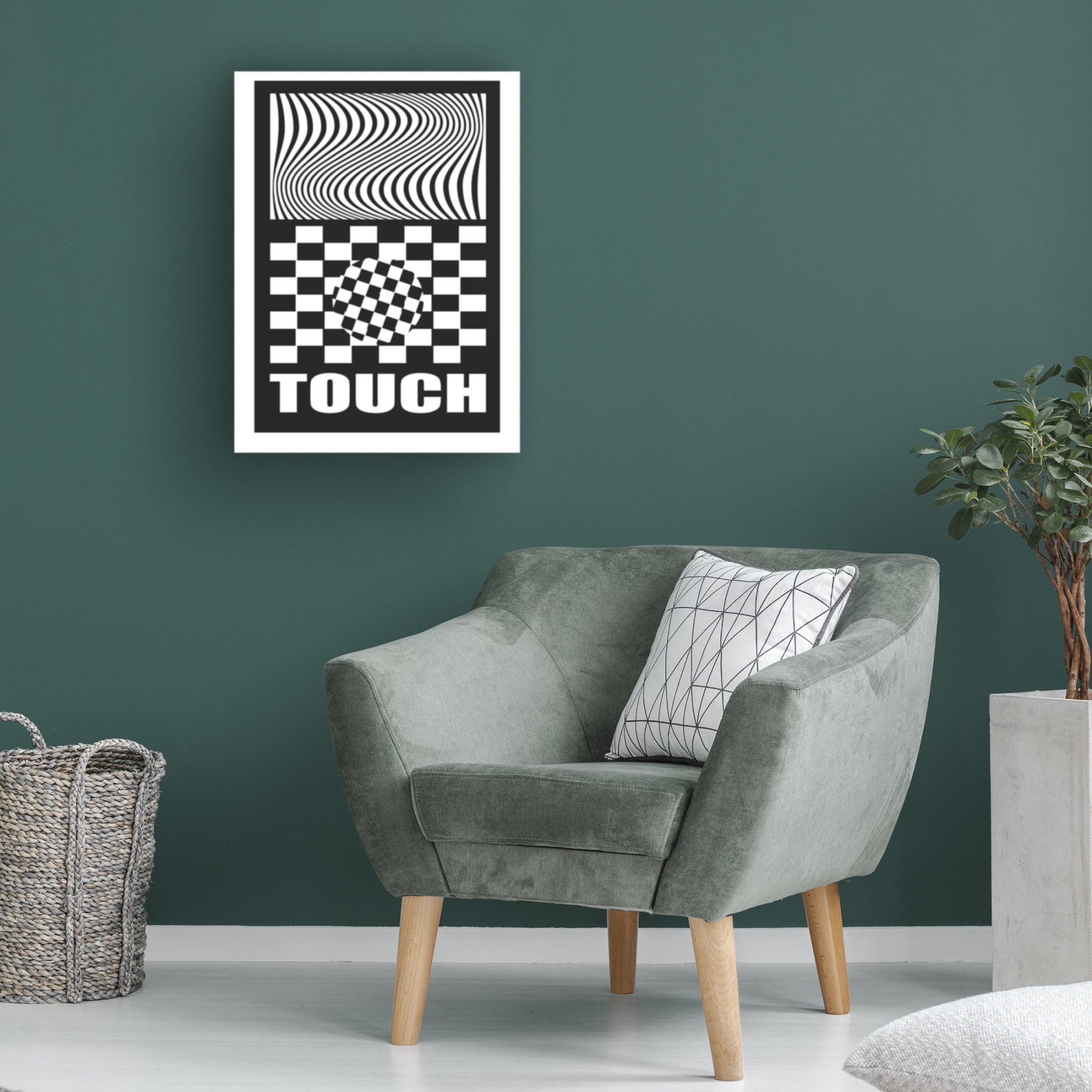 Trademark Fine Art SERGIO ORTIZ TOUCH Canvas Wall Art