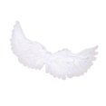 thumbnail image 4 of Qarigey Accesorios de plumas de ala de ángel para cosplay y fiestas, realistas y fáciles de usar, textura de alta gama, no tóxicos Disfraces de disfraces Blanco Tamaño: 65 x 35 cm., 4 of 6
