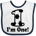 thumbnail image 3 of Inktastic First Birthday Soccer 1 Year Old Boy Boys or Girls Baby Bib, 3 of 4