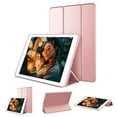 thumbnail image 1 of Case for iPad 7th Generation, iPad 10.2 2019 Case, Slim Lightweight Stand Protective Case Translucent Frosted Shell Smart Cover ROSE GOLD, 1 of 8