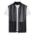 thumbnail image 3 of Men's Tank Top Nylon Spandex Mesh Sun Protection Shirt Quick Dry UPF 50+ Athletic Sleeveless Fishing Outdoor Hiking Gym Workout Casual | Zenithor,Black XL, 3 of 9
