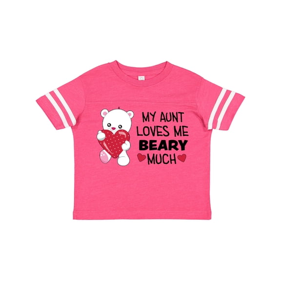 Inktastic My Aunt Loves Me Beary Much Cute Bear Boys or Girls Toddler T-Shirt