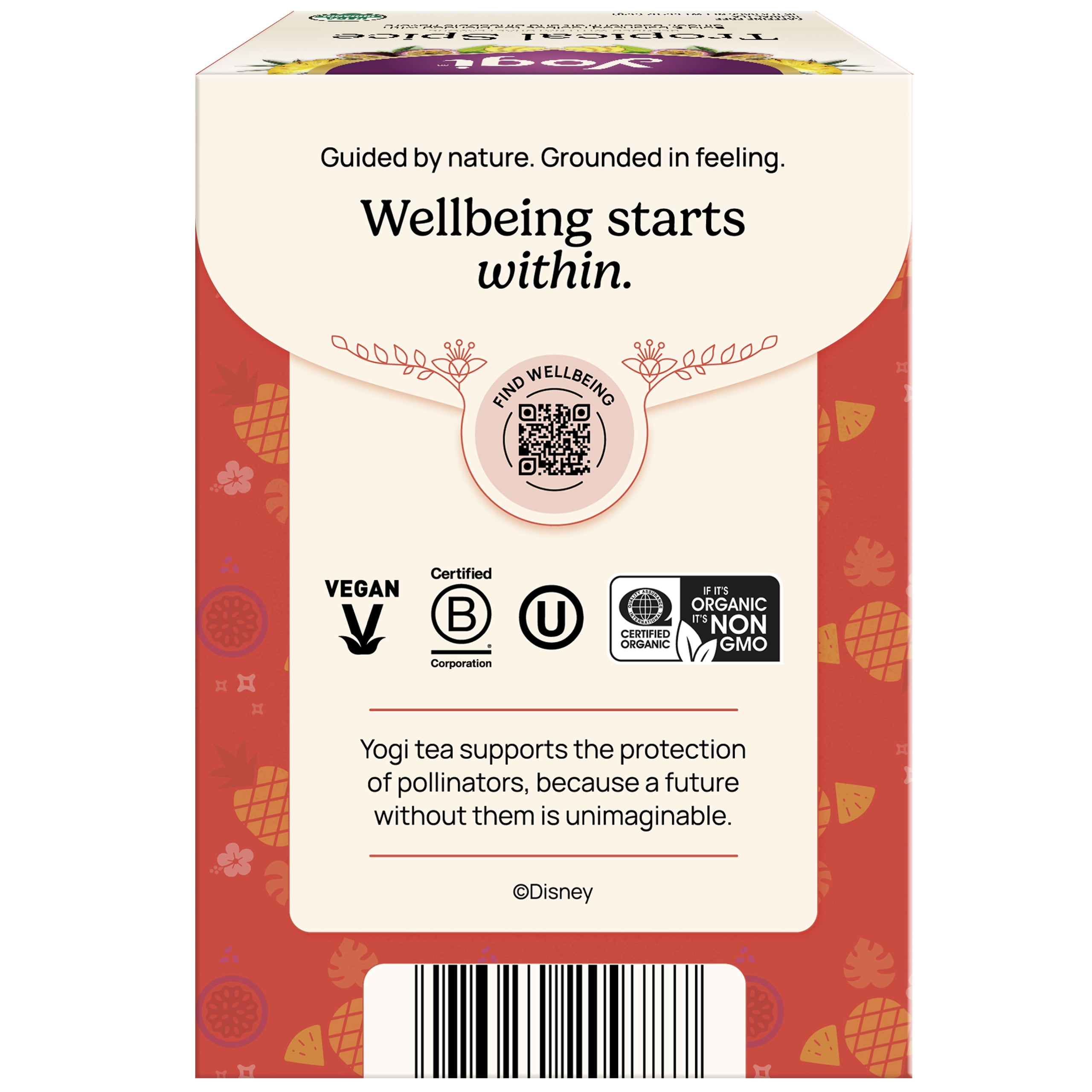 Yogi Tea Tropical Spice, Caffeine-Free, Organic Herbal Tea Bags, 16 Count