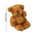 thumbnail image 3 of JUNWELL Mini Stuffed Bear In A Tin box Little Pocket teddy Bear Gift Baby Shower Friend Birthday Supplies, 3 of 11